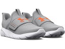 (取寄) アンダーアーマー キッズ ボーイズ フラッシュ (リトル キッド) Under Armour Kids boys Flash (Little Kid) Mod Gray/Mod Gray/Orange Blast