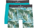 (取寄) トミー ジョン メンズ セカンド スキン 6 ボクサー ブリーフ 2 パック Tommy John men Second Skin 6" Boxer Brief 2 Pack Baltic/Aqua Palm Shadow