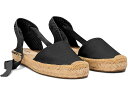 (取寄) ソルドス レディース ローレン レース アップ エスパドリーユ Soludos women Lauren Lace Up Espadrille Noche Black