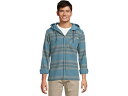 (取寄) ソルティ クルー メンズ アウトバック フーデット フランネル Salty Crew men Outback Hooded Flannel Steel Blue(4)
