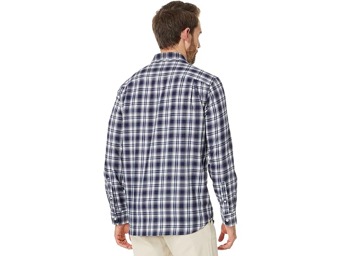 (取寄) ヴィンヤードヴァインズ メンズ プレイド OTG ブラッシュ ツイル シャツ Vineyard Vines men Plaid OTG Brushed Twill Shirt Nautical Navy Plaid