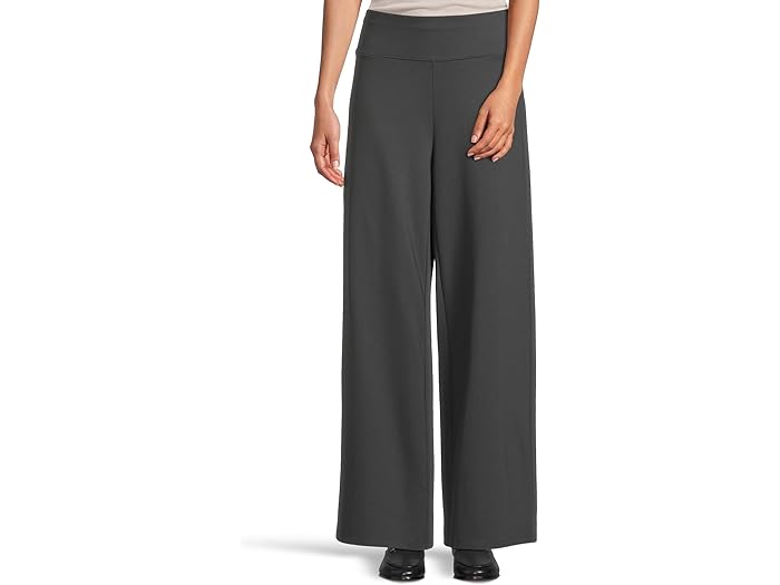 (取寄) アイリーン フィッシャー レディース ハイウエスト フル レングス パンツ Eileen Fisher women High-Waisted Full Length Pants Graphite