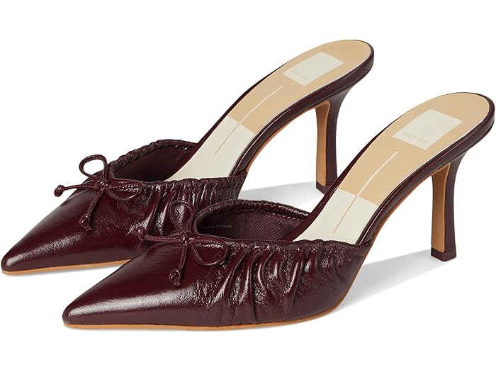 () ɥ ǥ  Dolce Vita women Kairi Cranberry Crinkle Paten...