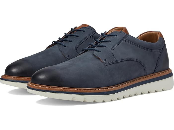 楽天スウィートラグ（取寄） ジョンストン&マーフィー メンズ ブレイドン プレーン トゥ Johnston & Murphy men Braydon Plain Toe Navy Oiled Nubuck