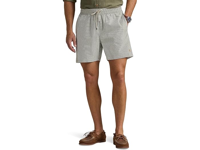 (取寄) ラルフローレン メンズ シアサッカー トラベラー トランク Polo Ralph Lauren men Seersucker Traveler Trunk New Olive Seersucker