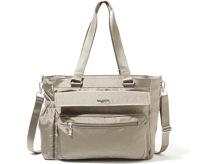 () Хå꡼ ǥ  åץȥå ȡ Baggallini women Modern Laptop Tote Sterling Shimmer