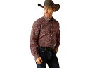(取寄) アリアット メンズ リンクル フリー イマン クラシック フィット シャツ Ariat men Wrinkle Free Iman Classic Fit Shirt Navy(4)