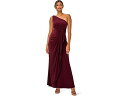 (取寄) アドリアナ パぺル レディース ワン ショルダー ジャージ ドレス Adrianna Papell women One Shoulder Jersey...