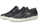 (取寄) エコー レディース ソフト 7 ウーブン スリッポン 3.0 スニーカー ECCO women Soft 7 Woven Slip-On 3.0 Sneaker Silver Heavy