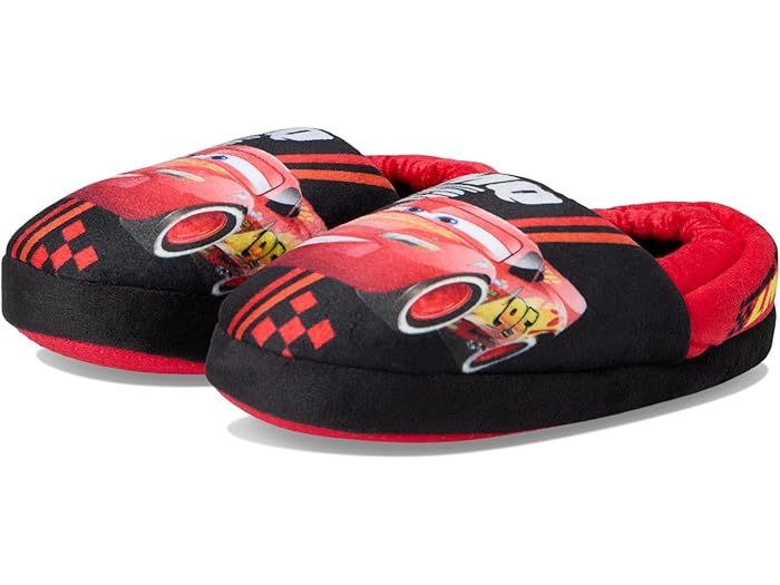 (取寄) ジョズモ ボーイズ カーズ スリッパ (トドラー/リトル キッド) Josmo boys Cars Slipper (Toddler/Little Kid) Black/Red