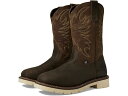 (取寄) ソログッド メンズ アメリカン ヘリテージ スクエア トゥ ウェリントン Thorogood men American Heritage Square Toe Wellington Crazy Horse Upper/Pebble Brown Bottom(4)