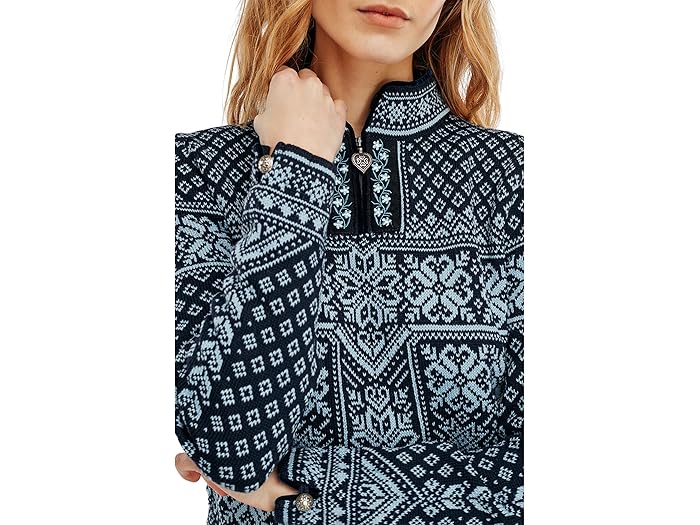 (取寄) ダーレオブノルウェー レディース ピース セーター Dale of Norway women Peace Sweater Navy/Blue Shadow