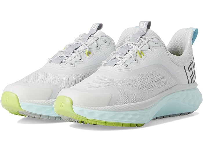 (取寄) フットジョイ レディース FJ クオンタム ゴルフ シューズ FootJoy women FJ Quantum Golf Shoes Grey/Grey/Blue