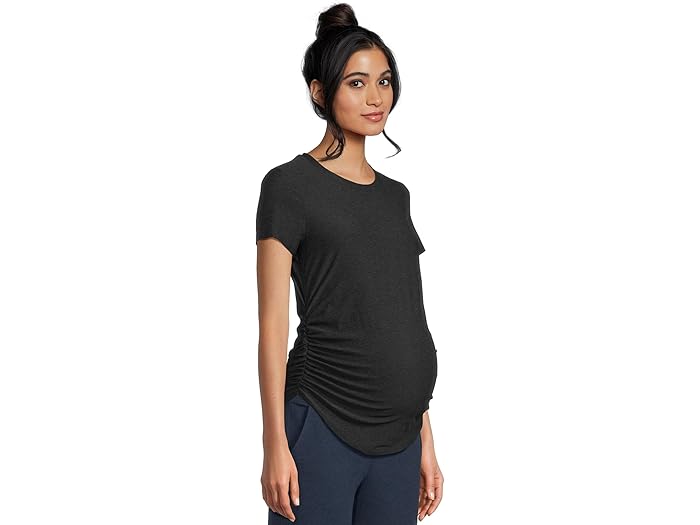 (取寄) ビヨンドヨガ レディース フェザーウェイト ワン アンド オンリー マタニティ ティー Beyond Yoga women Beyond Yoga Featherweight One And Only Maternity Tee Darkest Night