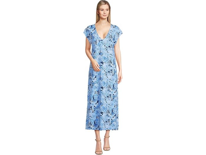 (取寄) リリー ピュリッツァー レディース タリー マキシ カバー-アップ Lilly Pulitzer women Lilly Pulitzer Talli Maxi Cover-Up Bonaire Blue Coastal Constellation