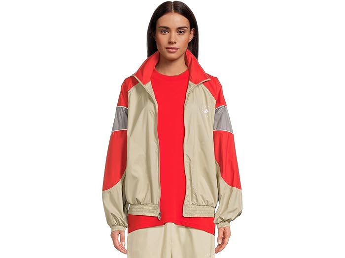 (取寄) アディダス バイ ステラマッカートニー レディース トラックトップ adidas by Stella McCartney women adidas by Stella McCartney Tracktop JI5133 Desert Sand-Smc active Redのサムネイル