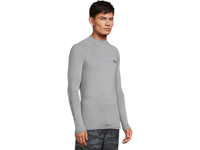 (取寄) クイックシルバー メンズ エブリデイ UPF50 ロング スリーブ ラッシュガード Quiksilver men Quiksilver Everyday UPF50 Long Sleeve Rashguard Quarry