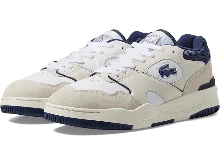 (取寄) ラコステ メンズ ラインショット 124 1 スマ Lacoste men Lacoste Lineshot 124 1 SMA White/Navy