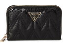 (取寄) ゲス レディース ミディアム ジップ アラウンド ウォレット GUESS women Adelard Medium Zip Around Wallet Black(4)