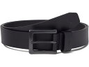 (取寄) カーハート ビッグ アンド トール バーニッシュド レザー ボックス バックル ベルト Carhartt Big & Tall Burnished Leather Box Buckle Belt Black/Gunmetal Finish
