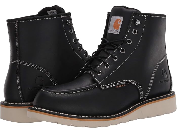 () ϡ  6 Υ-եƥ ȥ å ֡ Carhartt men 6-Inch Non-Safety Toe Wedge Boot Black Oil Tanned