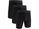 (取寄) アンダーアーマー メンズ 3-パック パフォーマンス テック ソリッド 9 ボクサー ブリーフ Under Armour men 3-Pack Performance Tech Solid 9" Boxer Briefs Black