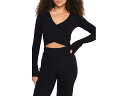 (取寄) スピリチュアル ギャングスター レディース ハドリー ラップ クロップ Spiritual Gangster women Hadley Wrap Crop Black(4)