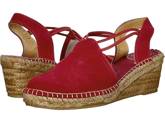 () ȥˡ ݥ ǥ ȥ Toni Pons women Tremp Red Suede