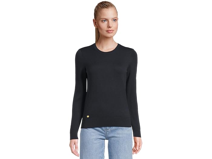 (取寄) ローレン ラルフローレン レディース ピティート コットンブレンド セーター Lauren Ralph Lauren women Petite Cotton-Blend Sweater Lauren Navy