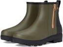 (取寄) ボグス レディース ホリー レイン ジップ Bogs women Holly Rain Zip Army Green