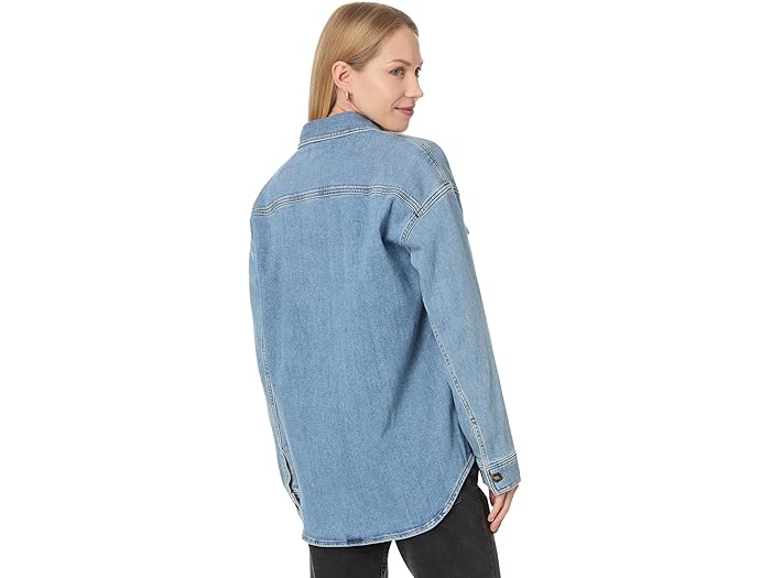 (取寄) メイドウェル レディース マシー ロング スリーブ シャツ イン ウォッシュ Madewell women Mushy Long Sleeve Shirt in Blissfield Wash Blissfield Wash