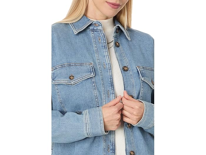 (取寄) メイドウェル レディース マシー ロング スリーブ シャツ イン ウォッシュ Madewell women Mushy Long Sleeve Shirt in Blissfield Wash Blissfield Wash