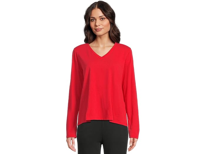 () ꡼ եå㡼 ǥ V-ͥå  ꡼ ƥ Eileen Fisher women V-Neck ...