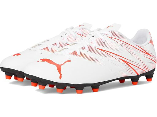 (取寄) プーマ メンズ アッタカント アーティフィシャル グランド サッカー クリーツ PUMA men Attacanto Firm, Artificial Ground Soccer Cleats Puma White-Glowing Red (取寄) プーマ メンズ アッタカント アーティフィシャル グランド サッカー クリーツ PUMA men Attacanto Firm, Artificial Ground Soccer Cleats Puma White-Glowing Red