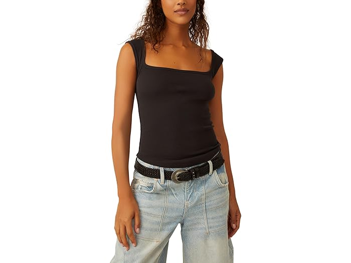 (取寄) フリーピープル レディース ハミングバード ティー Free People women Hummingbird Tee Black