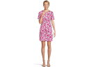 (取寄) リリー ピュリッツァー レディース ミラ ショート スリーブ ストレッチ Lilly Pulitzer women Mila Short Sleeve Stretch Elderflower Blossom Lil Escape Plan(4)