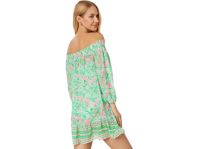 (取寄) リリー ピュリッツァー レディース マリベス カバー-アップ Lilly Pulitzer women Maribeth Cover-Up Botanical Green Just Wing It Engineered Coverup