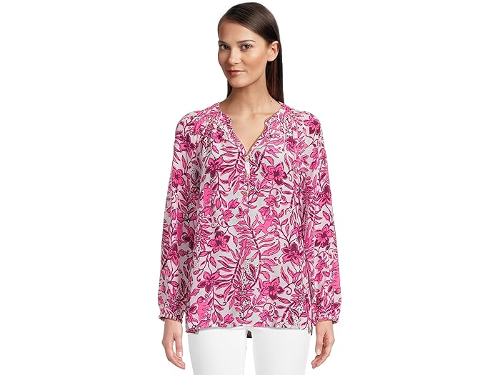 (取寄) リリー ピュリッツァー レディース エルザ トップ Lilly Pulitzer women Elsa Top Elderflower Blossom...