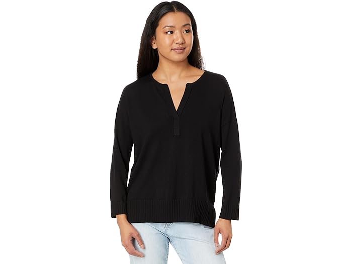 ()  P ǥ ץåȥͥå ץ륪С  Lilla P women Split-Neck Pullover...