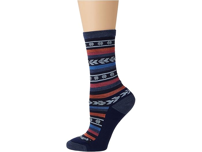 (取寄) ダーンタフバーモント レディース ブロンウィン クルー ライトウェイト ウィズ クッション Darn Tough Vermont women Bronwyn Crew Lightweight with Cushion Denim