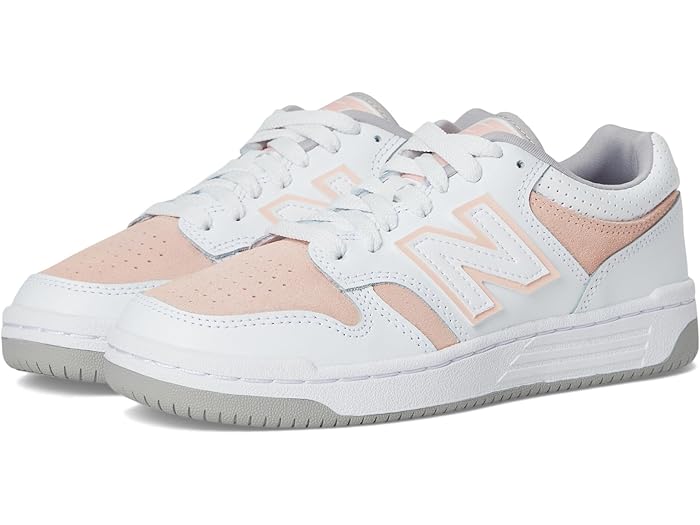 (取寄) ニューバランス スニーカー キッズ 480 New Balance Kids kids 480 (Big Kid) White/Pink Haze