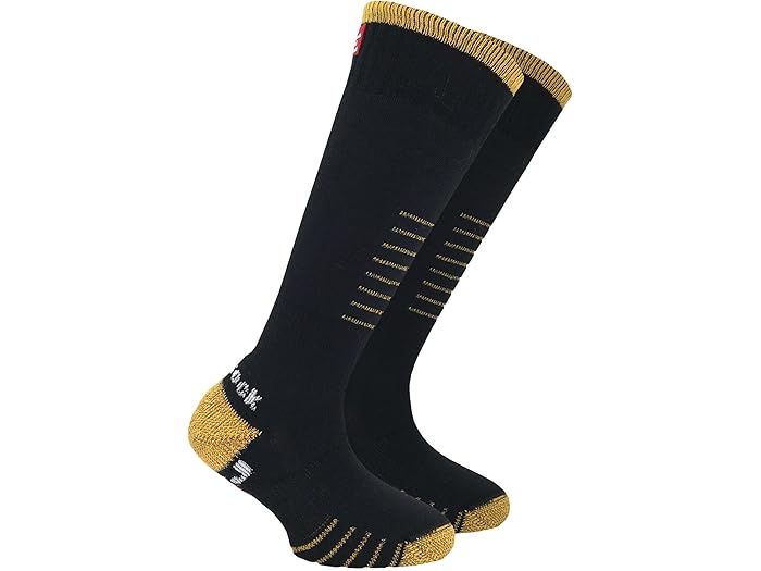 (取寄) ユーロソックス キッズ スノーベース 2-パック (トドラー/リトル キッド/ビッグ キッド) Eurosock kids Snowbase 2-Pack (Toddler/Little Kid/Big Kid) Black Mustard