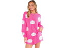(取寄) ショウ ミー ユア ムームー レディース ボードウォーク ショーツ Show Me Your Mumu women Boardwalk Shorts Hot Pink Shell Knit(4)