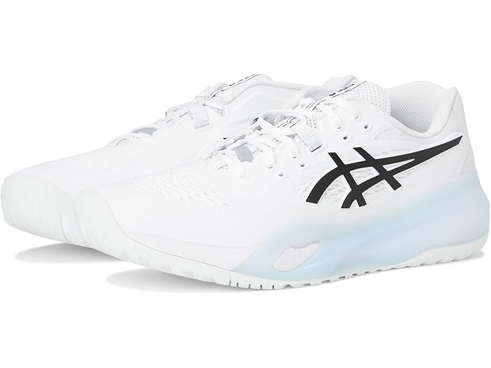 () å  -쥾塼 X ASICS men Gel-Resolution X White/Black