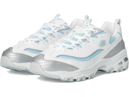 (取寄) スケッチャーズ スニーカー レディース ディーライツ クロマチック SKECHERS women D'Lites Chromatic Whtie Silver Blue (取寄) スケッチャーズ スニーカー レディース ディーライツ クロマチック SKECHERS women D'Lites Chromatic Whtie Silver Blue