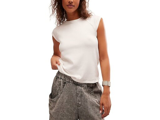 (取寄) フリーピープル レディース ライリー ティー Free People women Riley Tee Optic White (取寄) フリーピープル レディース ライリー ティー Free People women Riley Tee Optic White