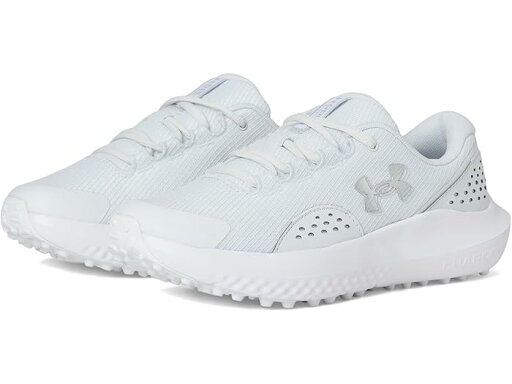 (取寄) アンダーアーマー レディース サージ ゴルフ クリーツ Under Armour women Surge Golf Cleats Distant Gray/White/Metallic Silver (取寄) アンダーアーマー レディース サージ ゴルフ クリーツ Under Armour women Surge Golf Cleats Distant Gray/White/Metallic Silver