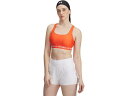 (取寄) アンダーアーマー レディース クロスバック ミッド ブラ Under Armour women Cross-Back Mid Bra Fire/White(4)