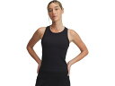 (取寄) アンダーアーマー レディース モーション ハイ ネック タンク トップ Under Armour women Motion High Neck Tank Top Black/Jet Gray(4)