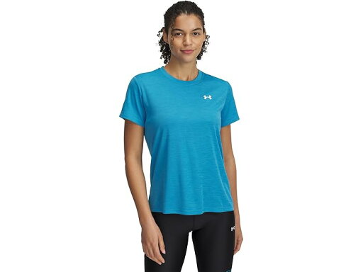 (取寄) アンダーアーマー レディース テック テクスチャー ショート スリーブ クルー Under Armour women Tech Textured Short Sleeve Crew Ether Blue/White (取寄) アンダーアーマー レディース テック テクスチャー ショート スリーブ クルー Under Armour women Tech Textured Short Sleeve Crew Ether Blue/White